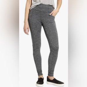 Athleta Grey Tweed Leggings